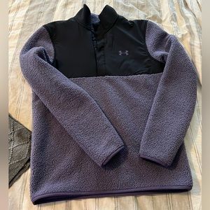 COPY - NWOT UA black and purple pullover. Size medium.